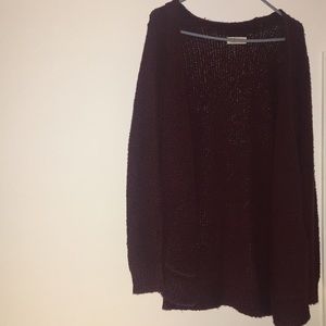 Maroon Cardigan (Hollister)
